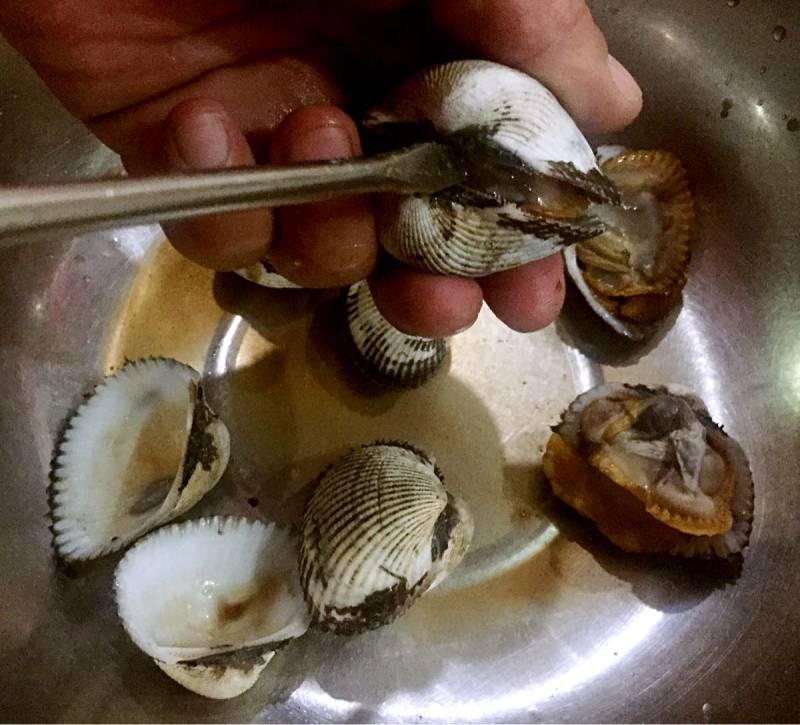 Steps for Cooking Delicious Hairy Clams