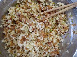 Steps for Making Crispy Potato Chicken Pastry