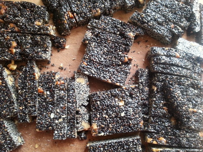Steps for making Memories of New Year - Walnut Sesame Candy