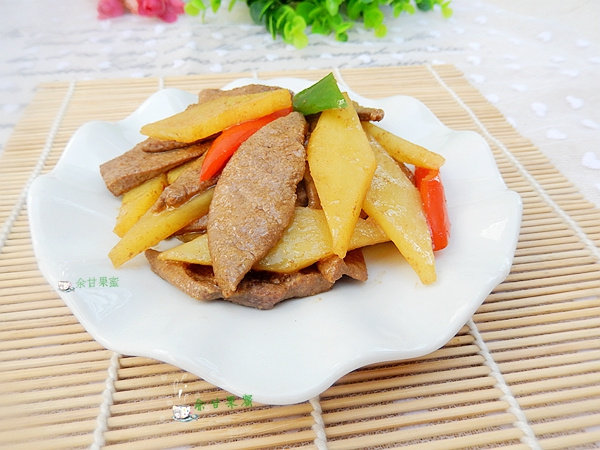 Pork Liver and Potato Slices