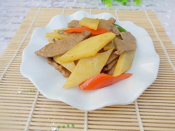 Pork Liver and Potato Slices