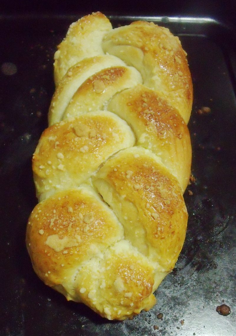 Using Fresh Cream in Bread Really Makes a Difference---Steps for Making Fresh Cream Braided Bread