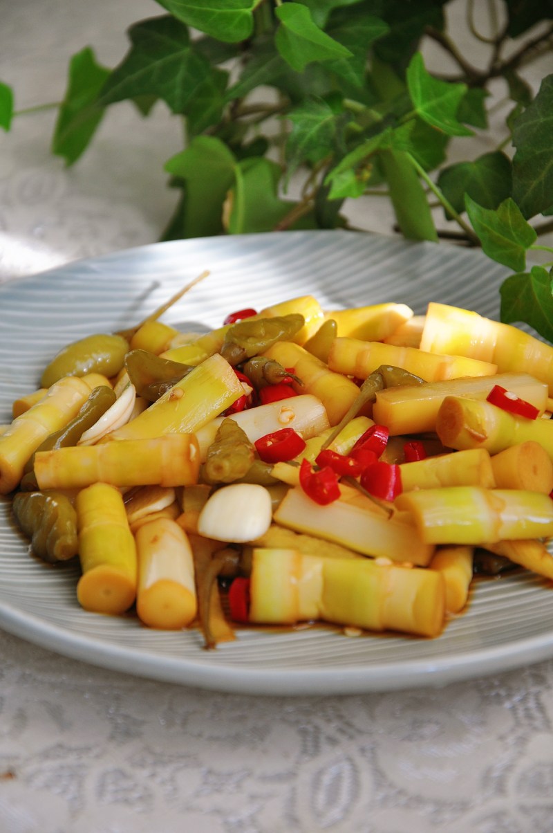 Pickled Pepper Bamboo Shoots