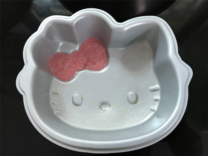 Hello Kitty Rice Cake Making Steps