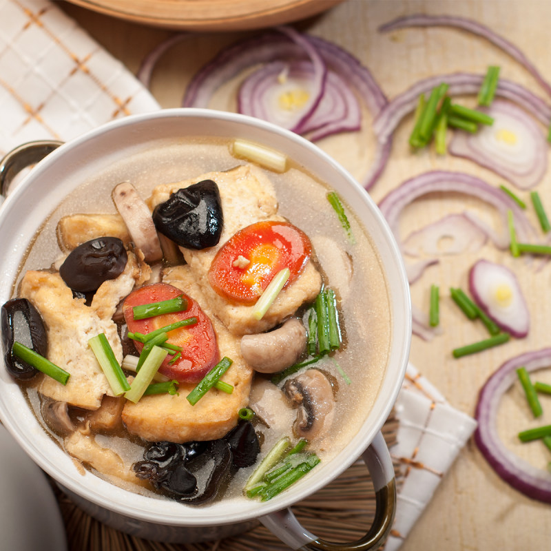 Mushroom and Tofu Stew