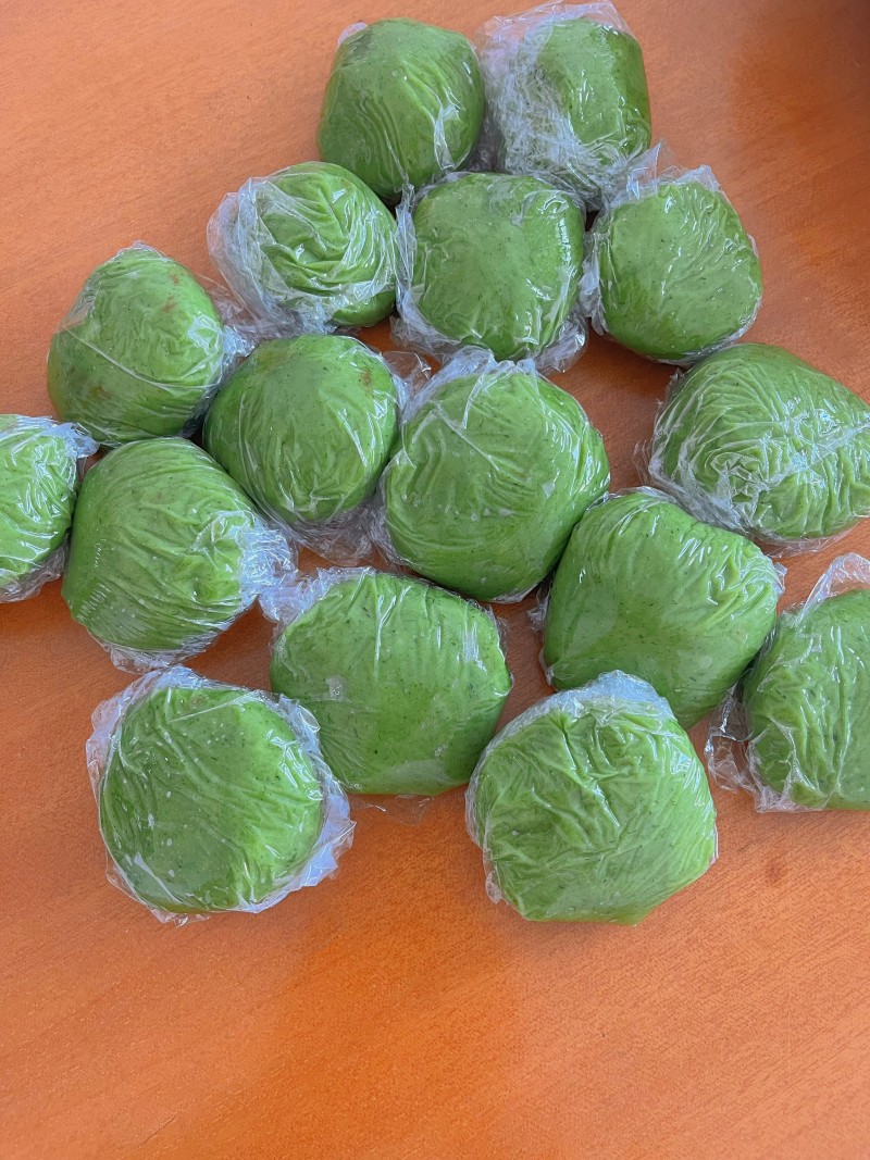 Mung Bean Paste Green Dumplings