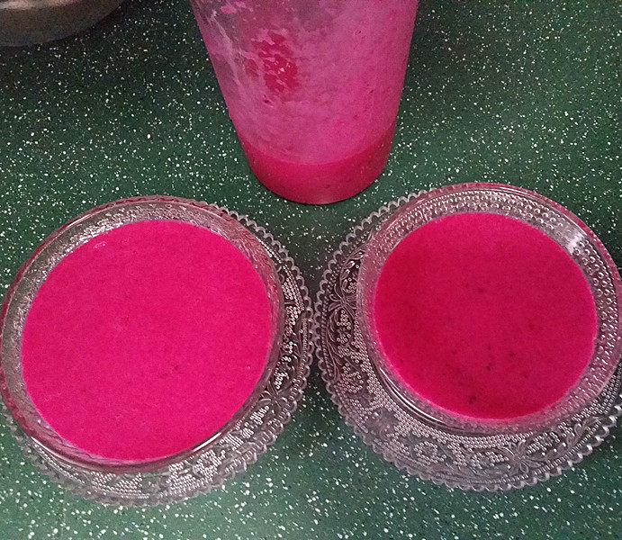 Steps for making Dragon Fruit Coconut Milk Sago Dessert