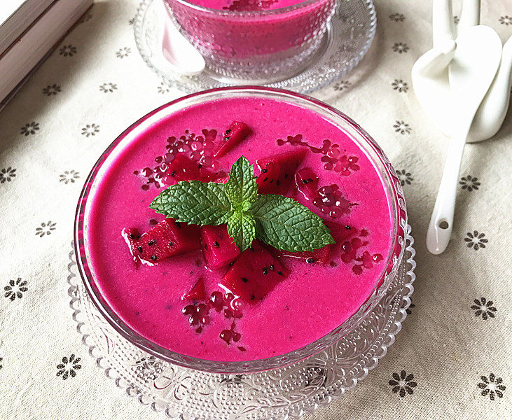 Steps for making Dragon Fruit Coconut Milk Sago Dessert