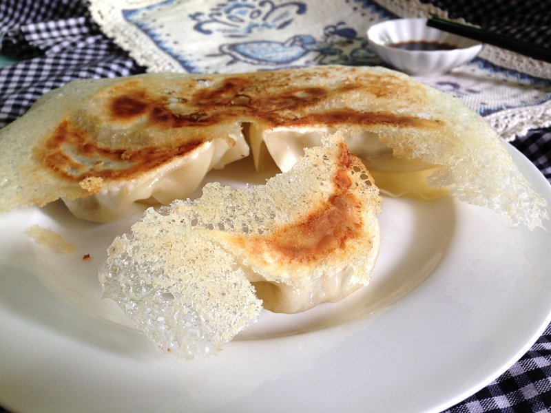 Winter Bamboo Shoot, Celery and Pork Pan-Fried Dumplings