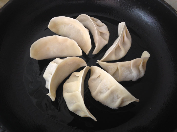 Steps for Cooking Winter Bamboo Shoot, Celery and Pork Pan-Fried Dumplings