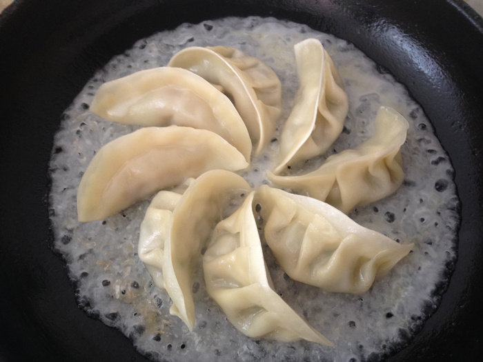 Steps for Cooking Winter Bamboo Shoot, Celery and Pork Pan-Fried Dumplings