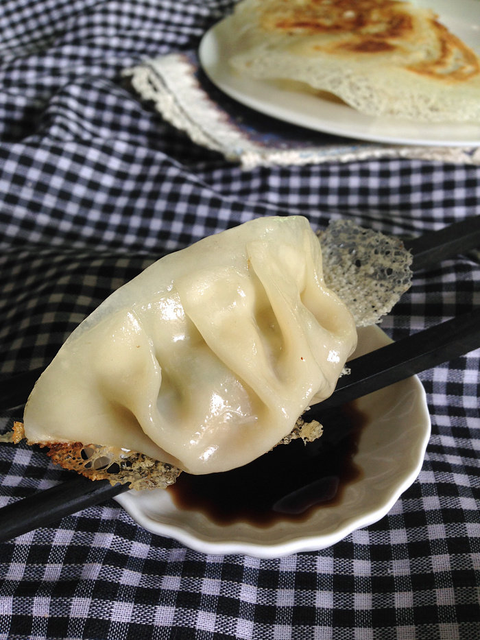 Winter Bamboo Shoot, Celery and Pork Pan-Fried Dumplings