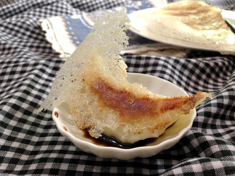 Winter Bamboo Shoot, Celery and Pork Pan-Fried Dumplings