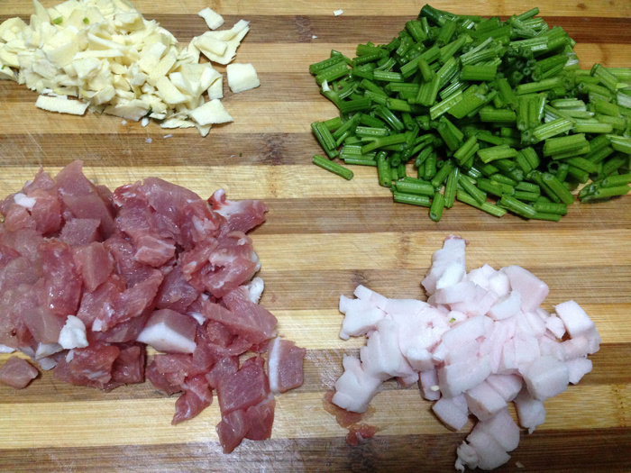 Steps for Cooking Winter Bamboo Shoot, Celery and Pork Pan-Fried Dumplings