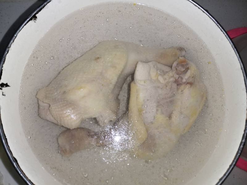 Steps for Steamed Chicken