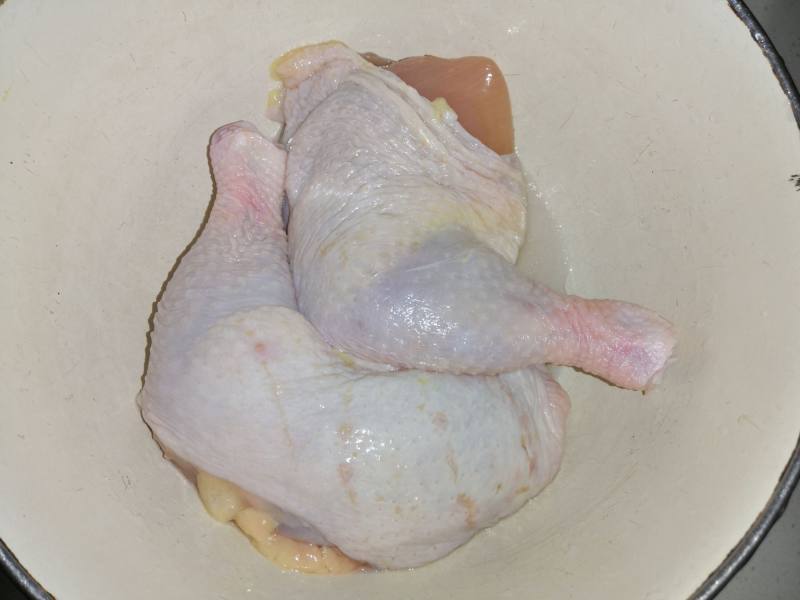 Steps for Steamed Chicken