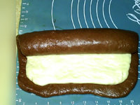 Steps to Make Cocoa Two-Tone Toast