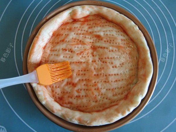 Steps to Make Rice and Cheese Pizza