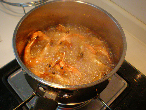 Steps for cooking Thai Spicy Shrimp