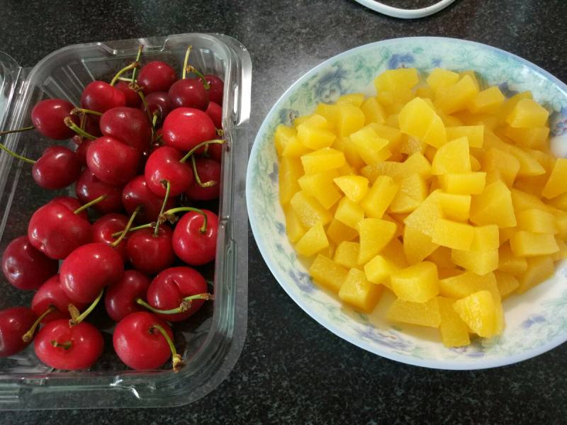 Cherry Cream Birthday Cake Step-by-Step