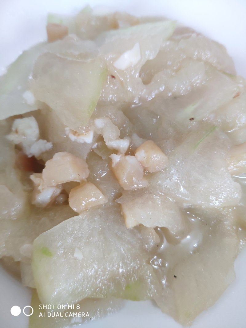 Braised Winter Melon with Dried Scallops