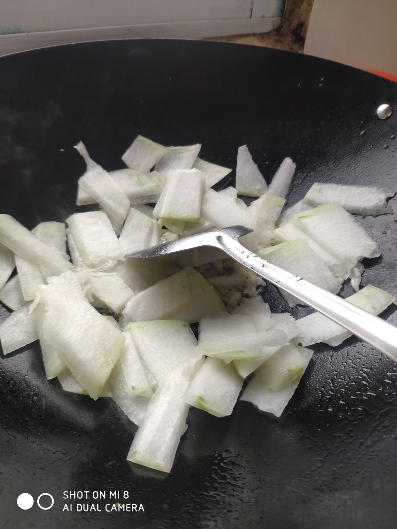 Steps for Braised Winter Melon with Dried Scallops