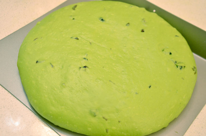 Matcha Cheesecake Soft European Bread Making Steps