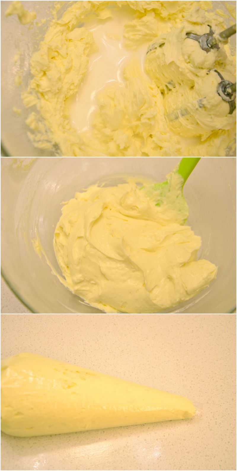 Matcha Cheesecake Soft European Bread Making Steps