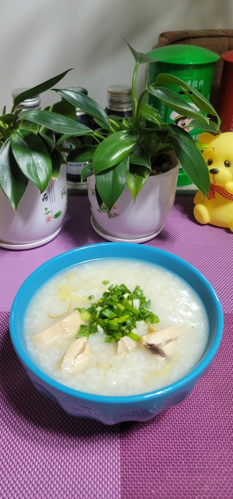 Steps to Make Salted Chicken Congee