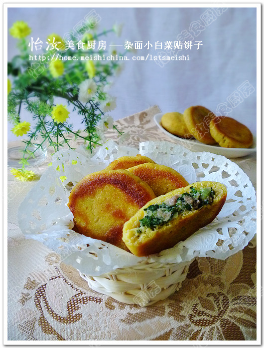 【Yiru's Private Kitchen - Versatile Main Course】Healthier with Coarse Grains---Mixed Grain and Bok Choy Pancakes