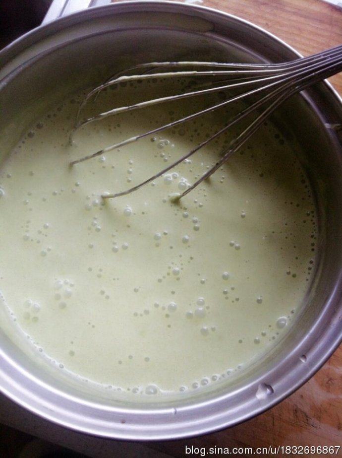 Steps to make Green tea panna cotta