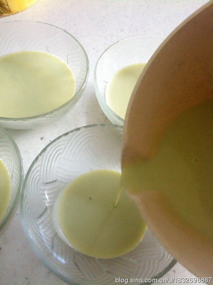 Steps to make Green tea panna cotta