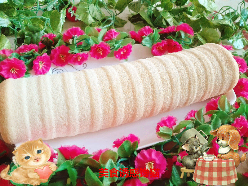 Peanut Sesame Cake Roll