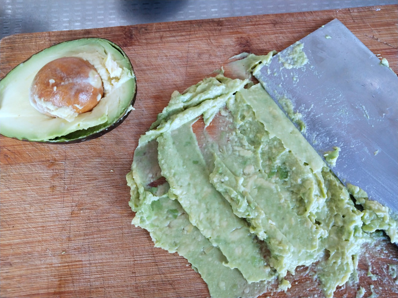 Steps for Making Avocado Milk Biscuits