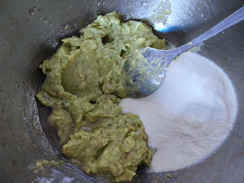 Steps for Making Avocado Milk Biscuits