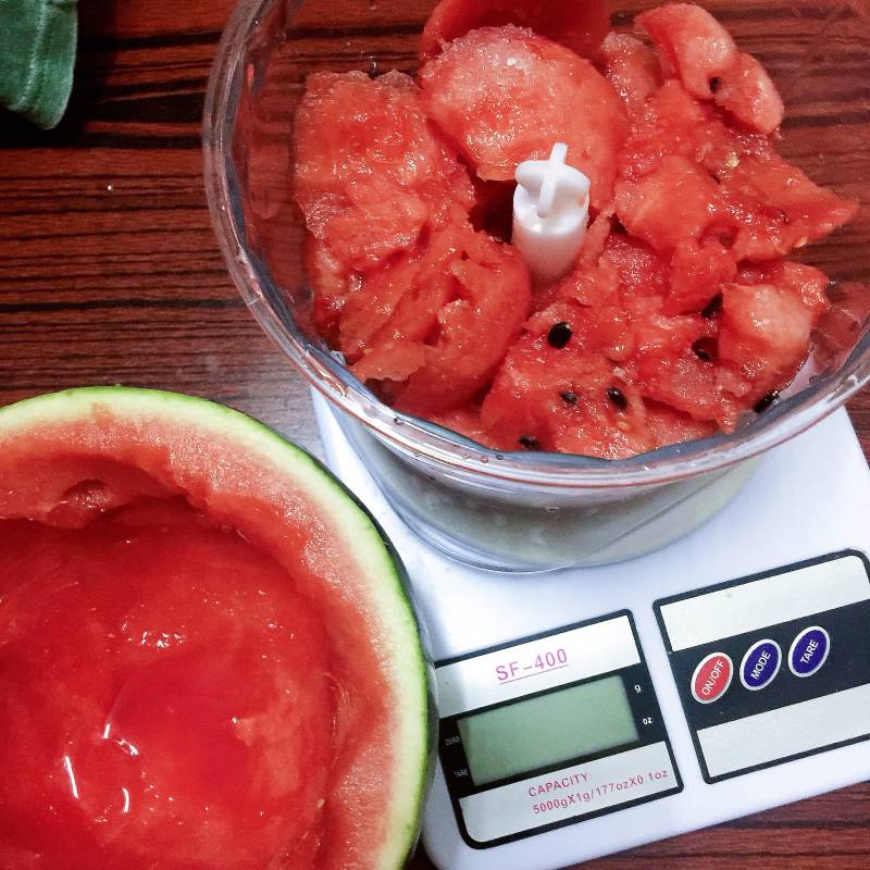 Watermelon Jelly Making Steps