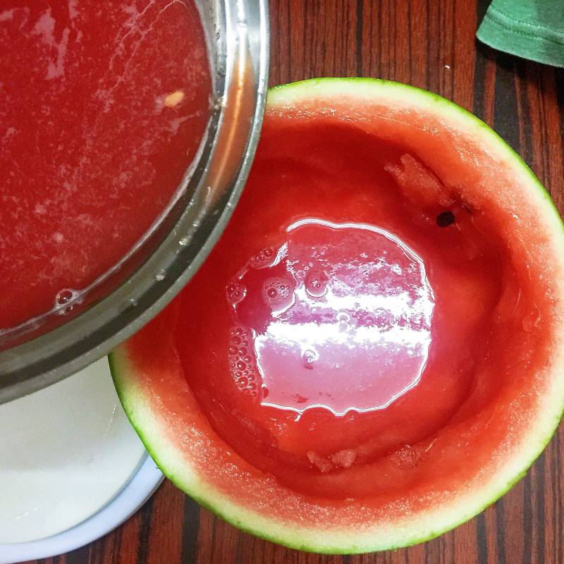 Watermelon Jelly Making Steps