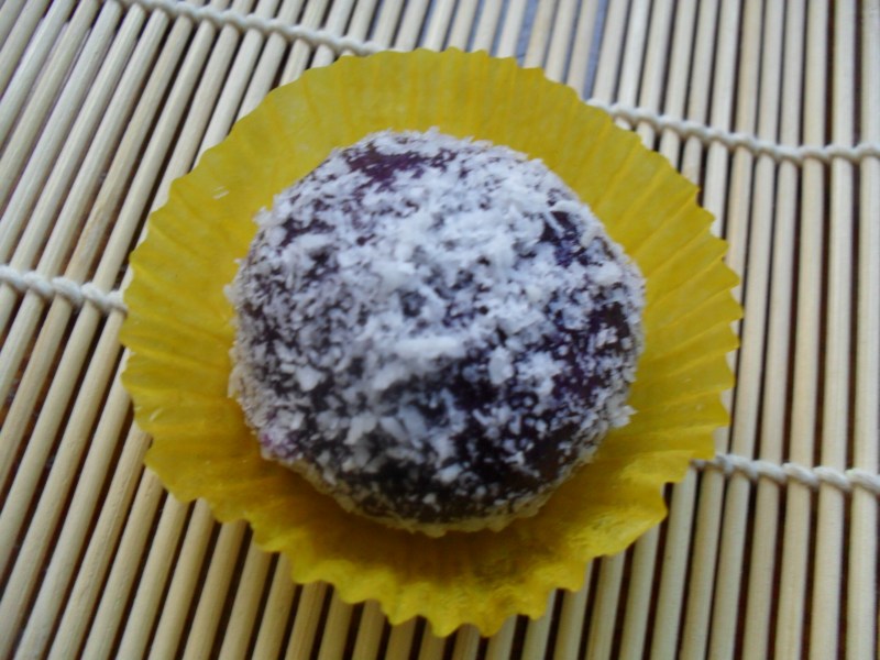 Coconut Purple Sweet Potato Glutinous Rice Cake