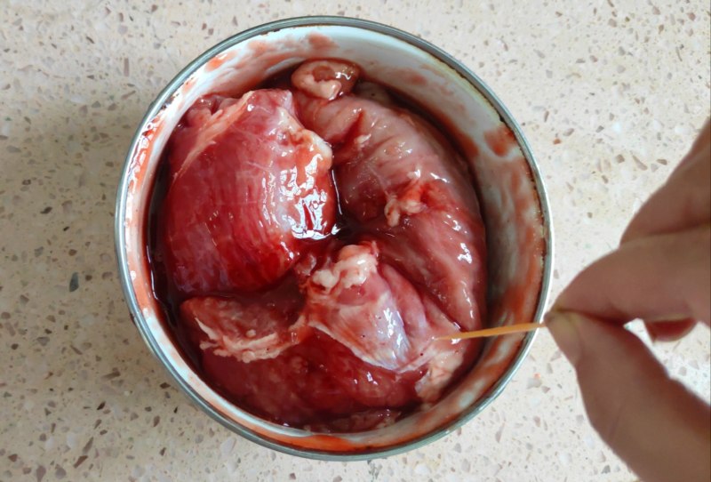 Steps for making Char Siu Sauce Beef