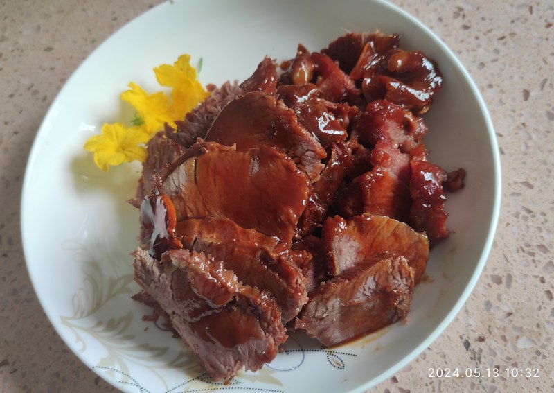 Steps for making Char Siu Sauce Beef