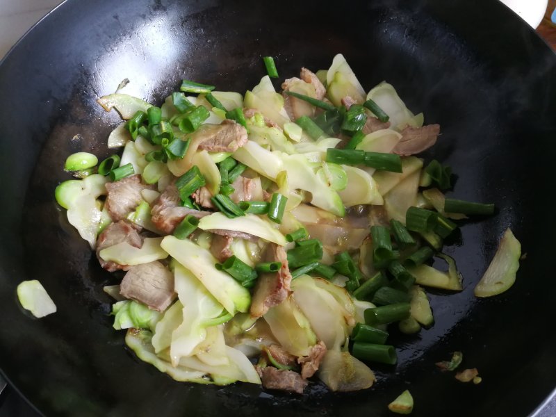 Steps for Cooking Char Siu Pork with Stir-Fried Baby Bok Choy