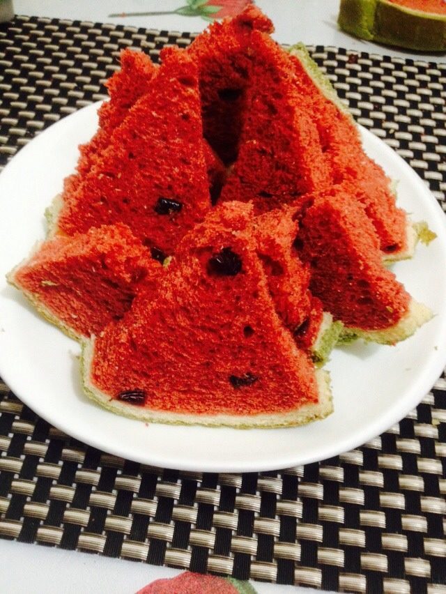 Steps for Making Watermelon Toast