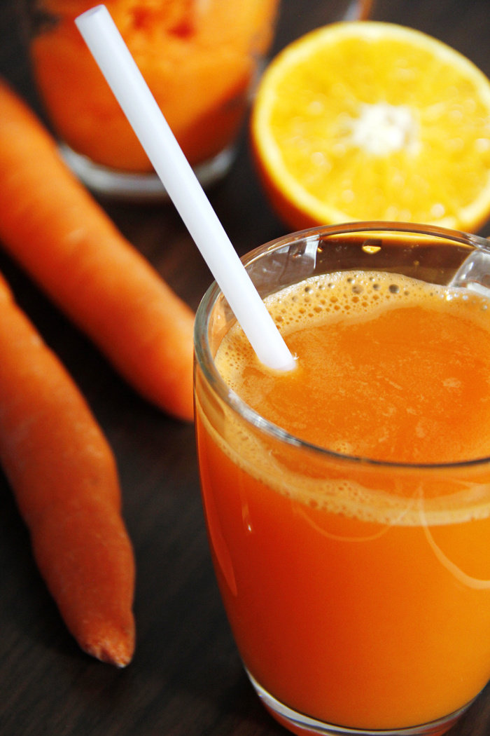 Carrot Orange Juice Freshly Squeezed Version