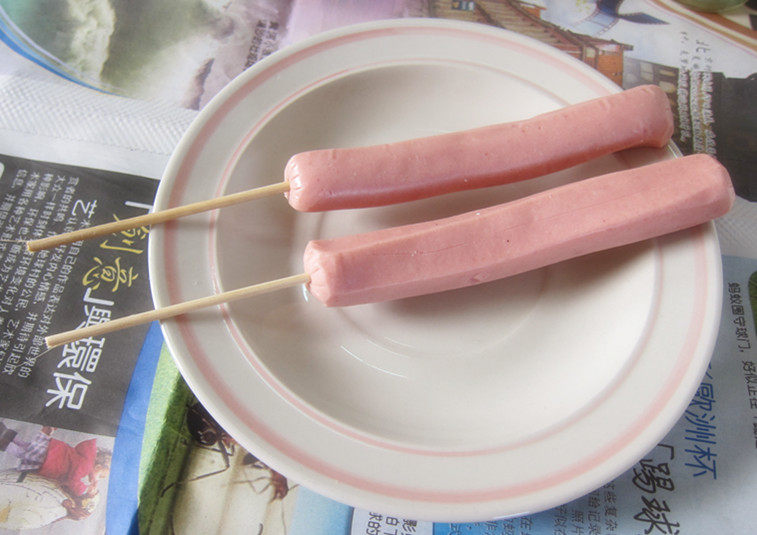 Kids' Fun Food: Corn Dog on Skewers Cooking Steps