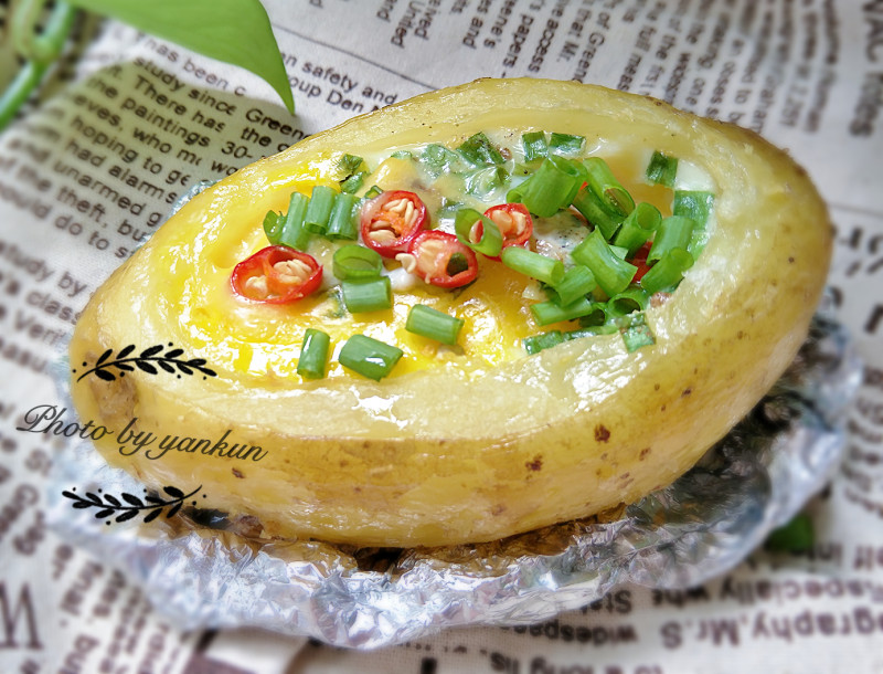 Egg Baked Potato