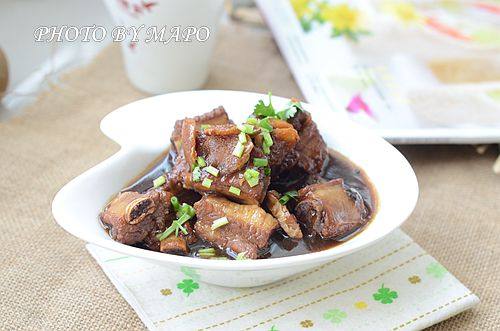 Old Dish with a New Twist - Scallion Braised Pork Ribs