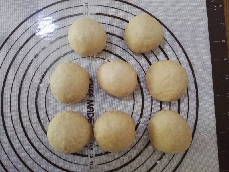 Brown Wheat Red Bean Bun Making Steps