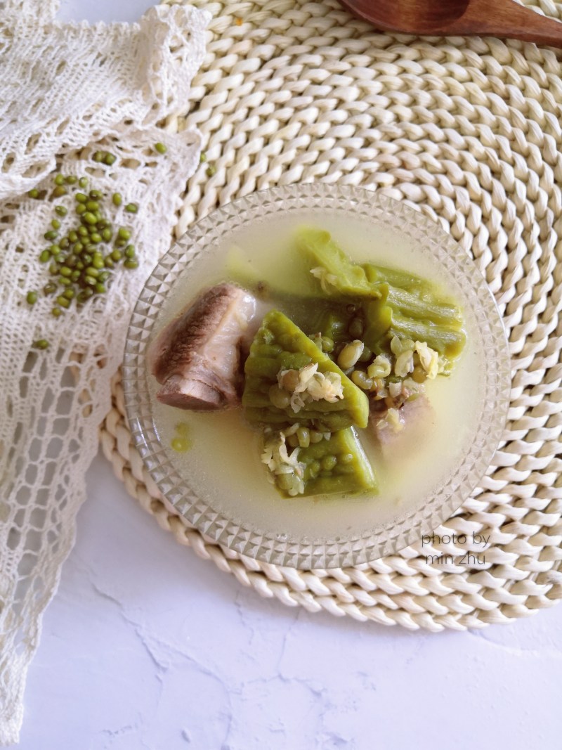 Mung Bean Bitter Gourd Pork Rib Soup