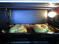 Steps for making Christmas Bread: Stollen