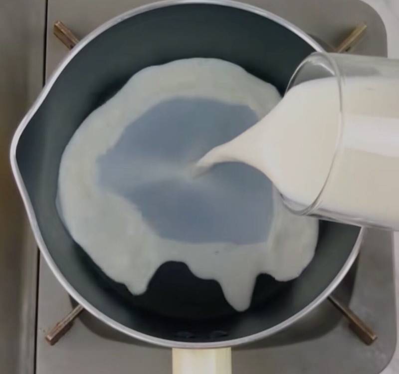 Steps for Making Fresh Milk Mochi